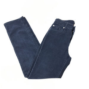 7 For all Mankind Skinny Straight Corduroy Pants